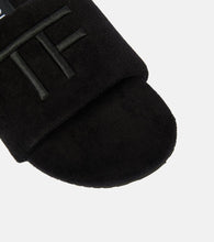 Tom Ford Harrison embroidered slides