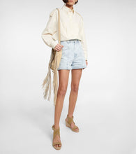 Isabel Marant Iriane studded suede espadrille wedges