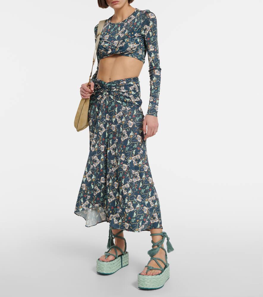 Isabel Marant Elif platform espadrille sandals