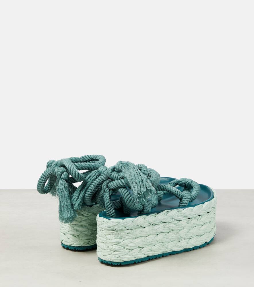 Isabel Marant Elif platform espadrille sandals