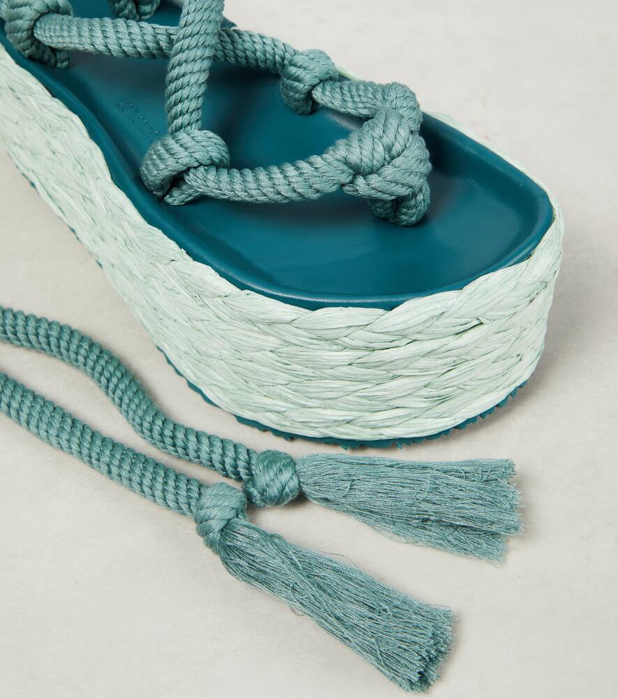 Isabel Marant Elif platform espadrille sandals