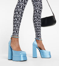 Versace Medusa Aevitas satin platform pumps
