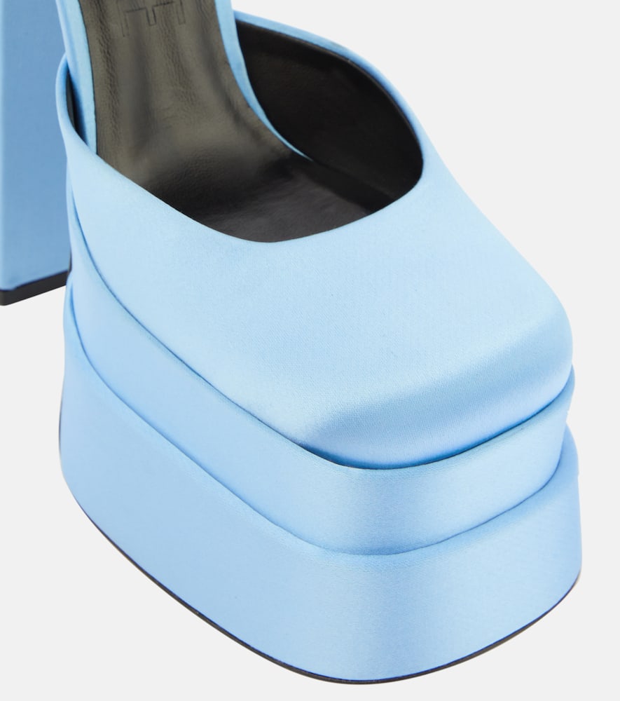Versace Medusa Aevitas satin platform pumps