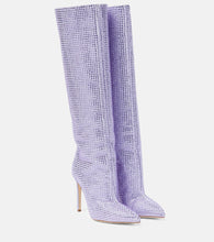 Paris Texas Holly embellished knee-high boots - 巴黎德克萨斯冬青装饰过膝长靴