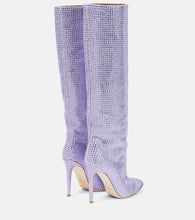 Paris Texas Holly embellished knee-high boots