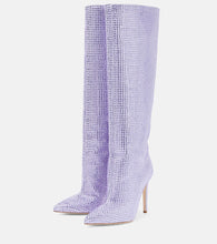 Paris Texas Holly embellished knee-high boots