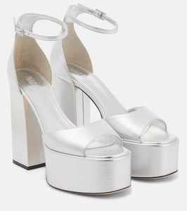 Paris Texas Tatiana leather platform sandals
