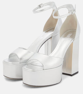 Paris Texas Tatiana leather platform sandals