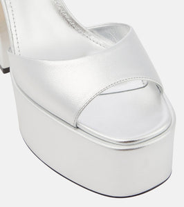 Paris Texas Tatiana leather platform sandals