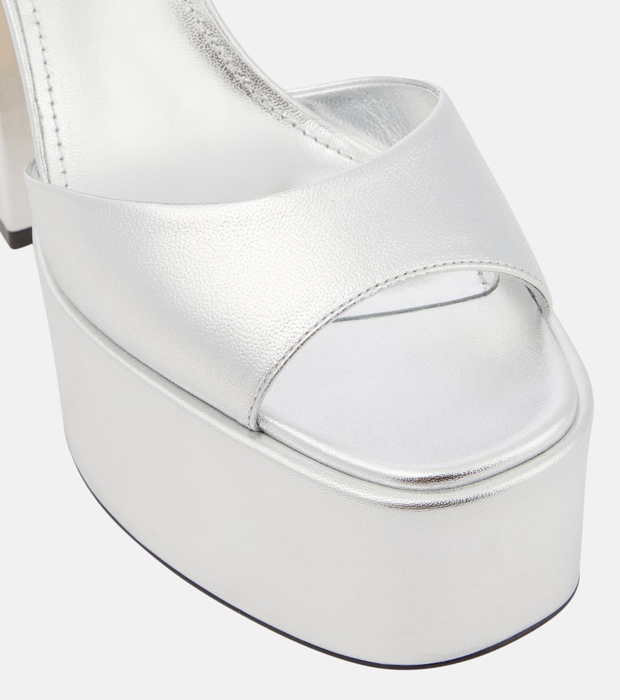 Paris Texas Tatiana leather platform sandals