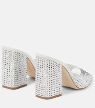 Paris Texas Holly Anja embellished suede mules