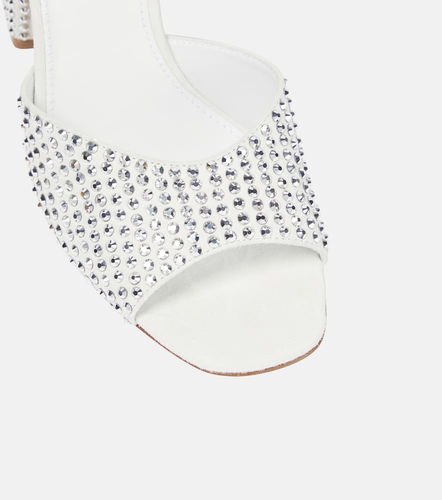 Paris Texas Holly Anja embellished suede mules