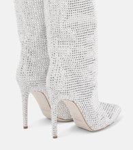 Paris Texas Holly embellished knee-high boots