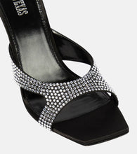 Paris Texas Kate embellished satin mules