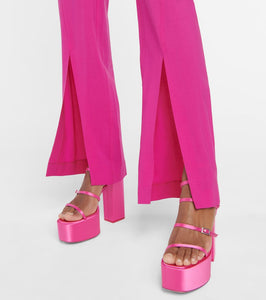 Paris Texas Jessica 130 satin platform sandals