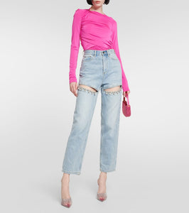 Paris Texas Hollywood embellished PVC mules