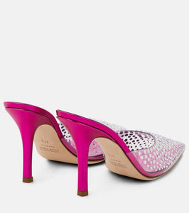 Paris Texas Hollywood embellished PVC mules