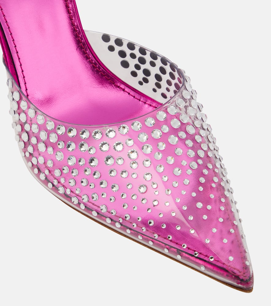 Paris Texas Hollywood embellished PVC mules