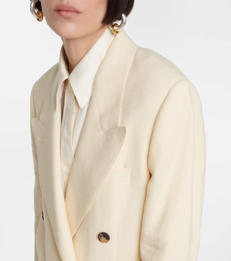 Loro Piana Aurora linen-blend blazer