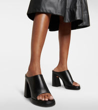 Proenza Schouler Forma leather platform mules