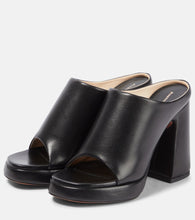 Proenza Schouler Forma leather platform mules