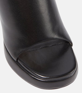 Proenza Schouler Forma leather platform mules
