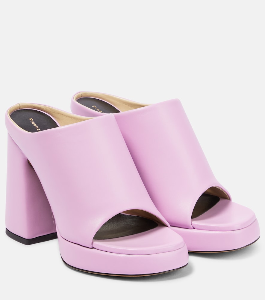 Proenza Schouler Forma leather platform mules - Proenza Schouler Forma 皮革厚底穆勒鞋