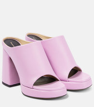 Proenza Schouler Forma leather platform mules - Proenza Schouler Forma 皮革厚底穆勒鞋