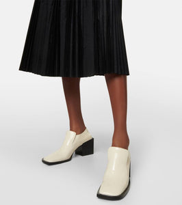 Jil Sander Leather loafer pumps