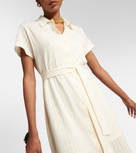 A.P.C. Ribbed-knit cotton midi dress