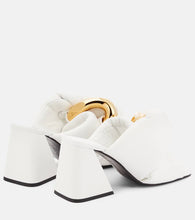JW Anderson Chain Twist leather mules