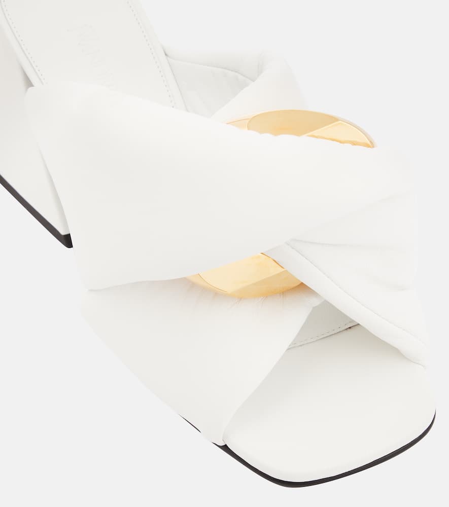 JW Anderson Chain Twist leather mules