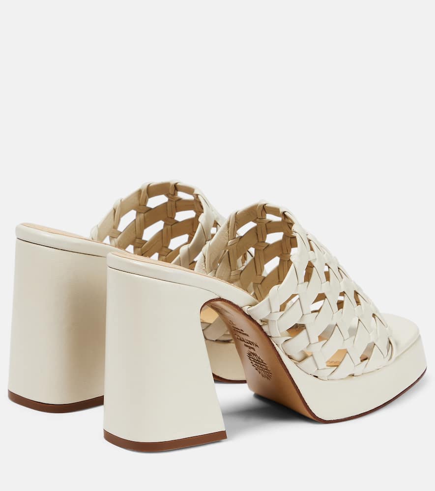Souliers Martinez Alba woven leather sandals
