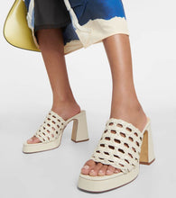 Souliers Martinez Alba woven leather sandals
