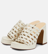 Souliers Martinez Alba woven leather sandals