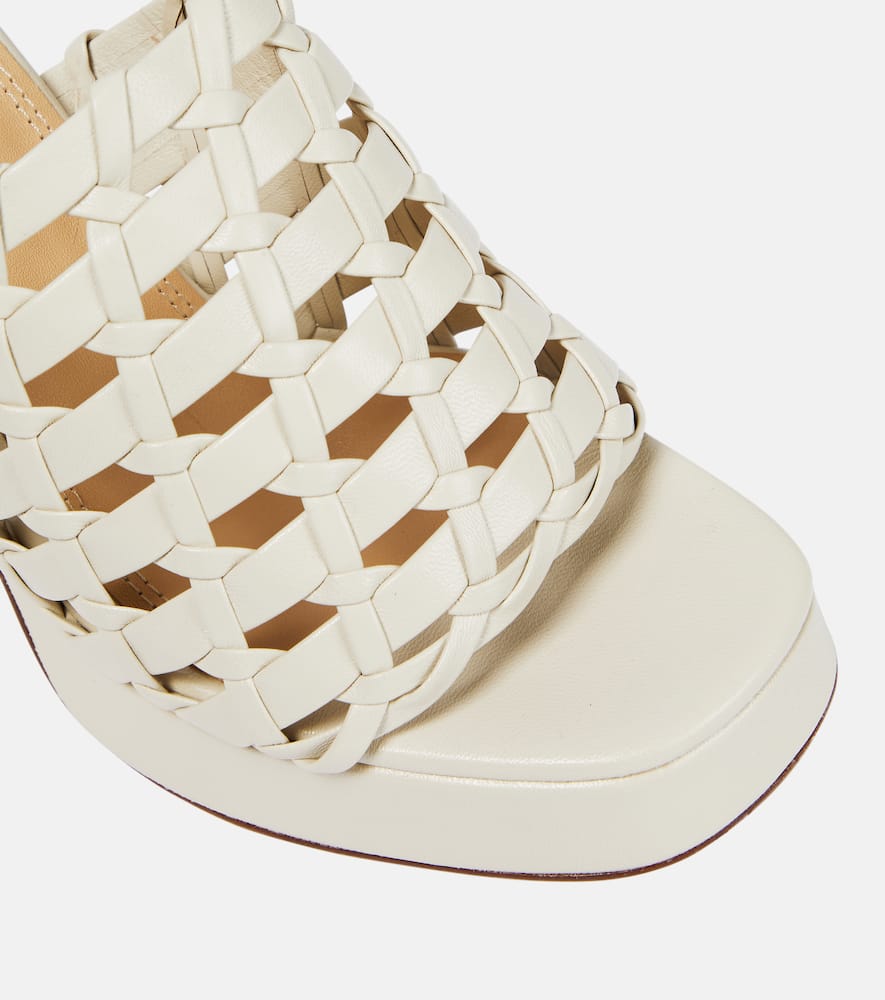 Souliers Martinez Alba woven leather sandals