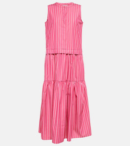 Max Mara Leisure Megaton cotton poplin midi dress