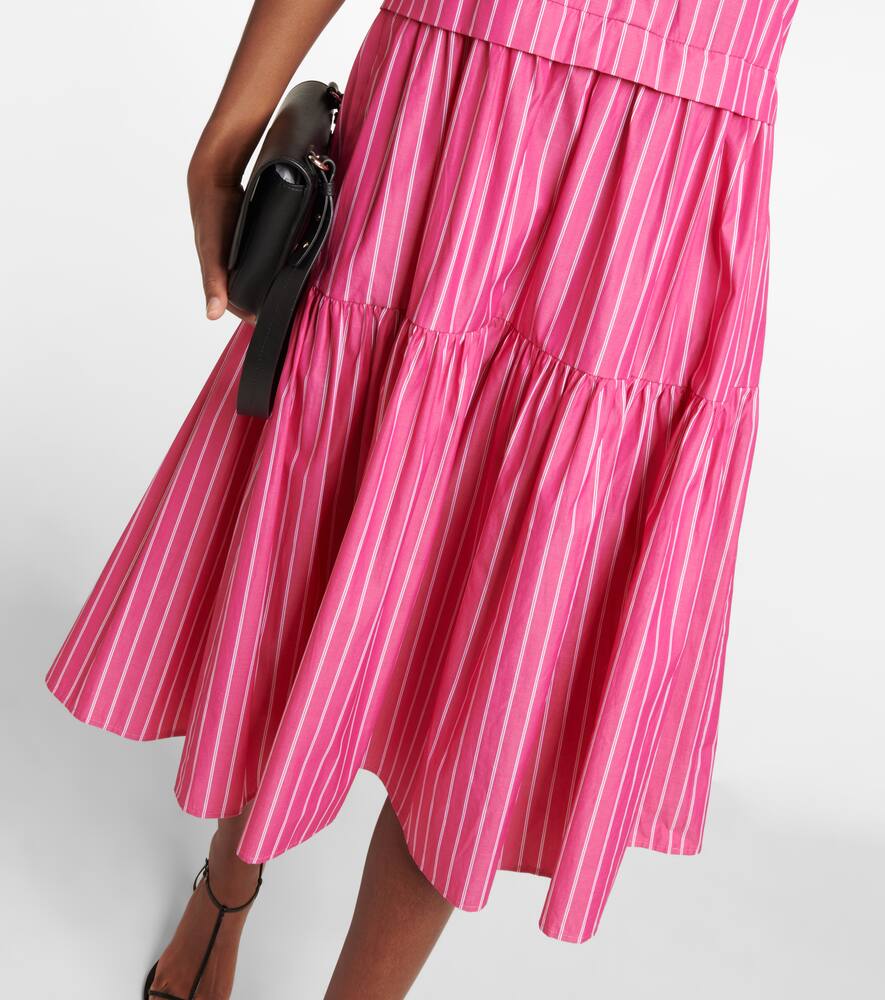 Max Mara Leisure Megaton cotton poplin midi dress