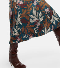'S Max Mara Paolo floral silk midi dress