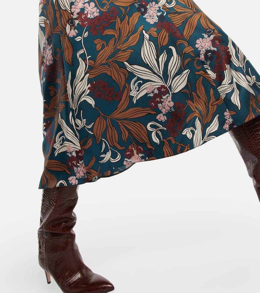 'S Max Mara Paolo floral silk midi dress