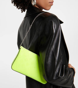 Christian Louboutin Loubila leather clutch
