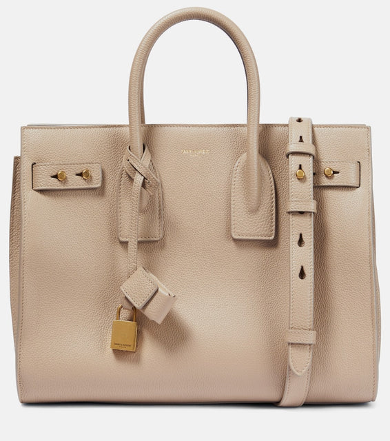 Saint Laurent Sac De Jour Small leather tote bag. Shop Saint Laurent Shoulder Bags for women now.