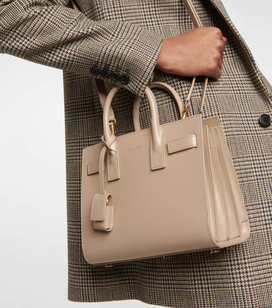 Saint Laurent Sac De Jour Nano leather tote bag