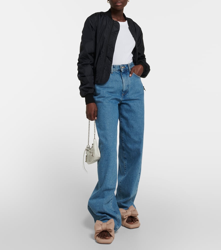 Off-White Padded nappa slippers