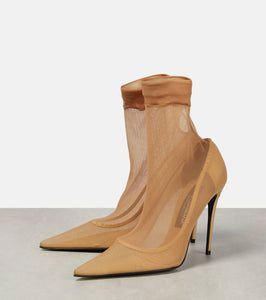 Dolce&Gabbana x Kim stretch tulle sock ankle boots