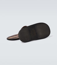 Bode Duotone leather-trimmed slides