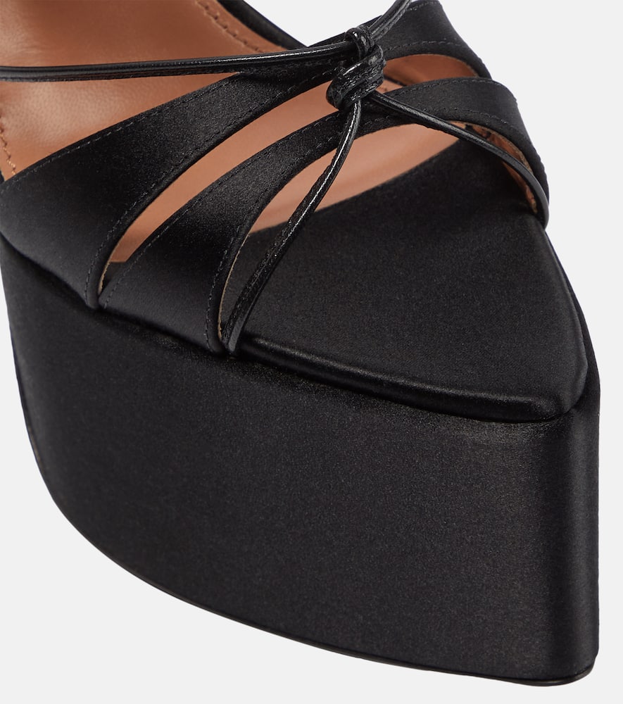 D'Accori Belle satin platform sandals