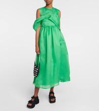 Cecilie Bahnsen Sidney silk midi dress