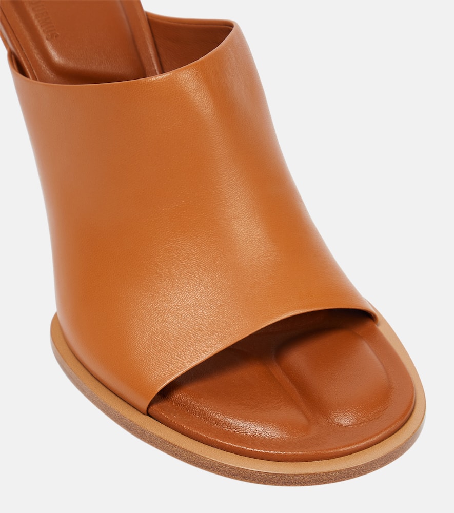 Jacquemus Les Mules Carr√É¬©s Ronds leather mules