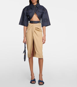 Jacquemus Les Mules Bagnu denim mules